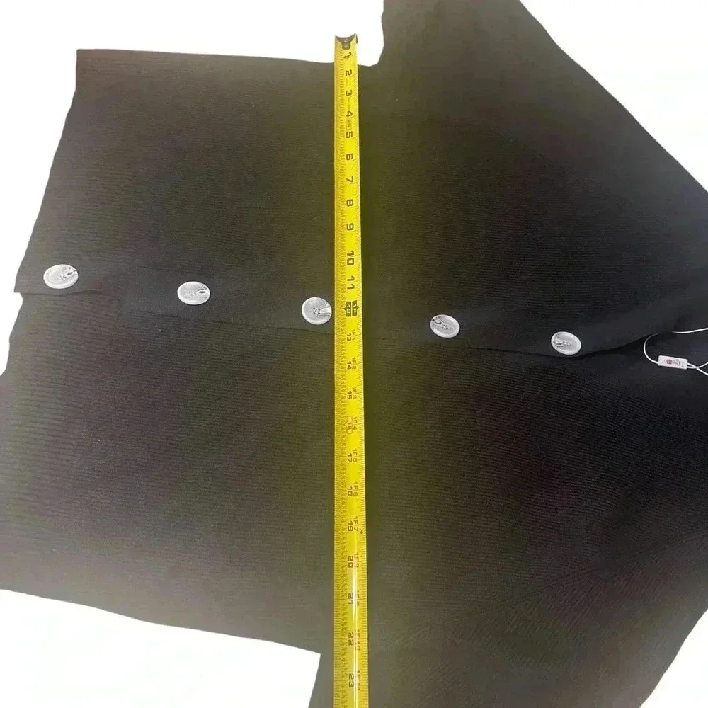 Ligotto Button Front Cardigan Gorgeous Womens Large Black Hooded - Picture 5 of 11